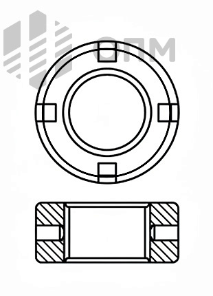 DIN 548 Кольцевая гайка с отверстиями