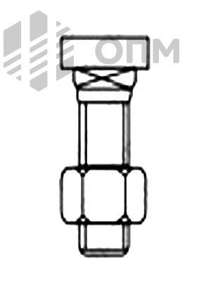 ОПМ 102054 Болт с Т-образной головкой, для профиля
