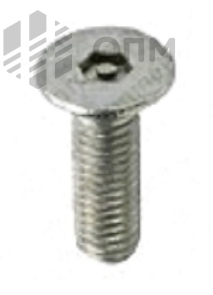 ОПМ 101024 Винт антивандальный, потайная головка с внутренним шестигранником и штырьком (PIN)