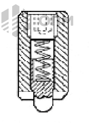 ОПМ 101038 Винт с подпружиненным пальцем