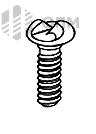ОПМ 101033 Винт антивандальный, с полукруглой головкой и однонаправленным приводом 