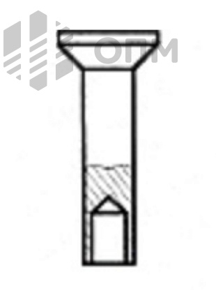 ОСТ 37.001.156-75 Заклепка полупустотелая