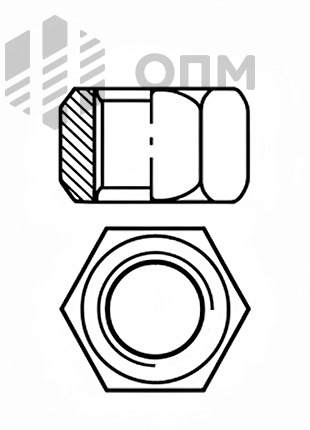 ГОСТ 28919-91 Гайка фланцевых соединений устьевого оборудования