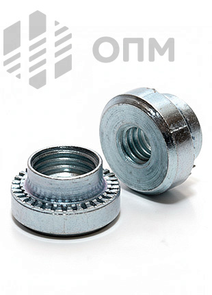 ОПМ 403001 Гайка бонка развальцовочная круглая, с зубчатым торцом  RH, RHB, HankSert