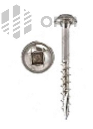 ОПМ 206062 Саморез по дереву KREG с полукруглой головкой с пресс-шайбой и квадратным шлицем