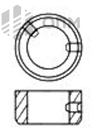 DIN 703 Кольцо установочное, регулировочное тяжелого разряда (используется с DIN 914 )