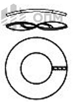 DIN 137 Пружинная шайба (форма A гнутая, форма B волнистая)