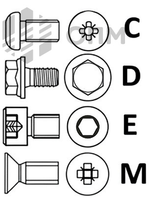 DIN 7500 Резьбовыдавливающий винт