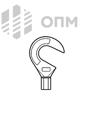 ГОСТ 22002.4-76 Наконечник кабельный крючкообразный с закрытым хвостовиком