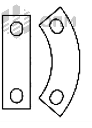ОПМ 160001 Планка (пластина) стопорная