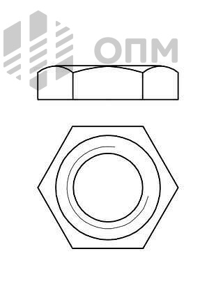 ГОСТ 8961-75 Контргайка из ковкого чугуна