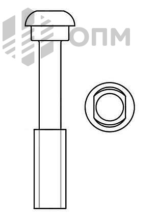 ГОСТ 11530-93 Болт стыковой ж/д