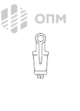 ОПМ 335002 Зажим для троса натяжной клиновой коушный