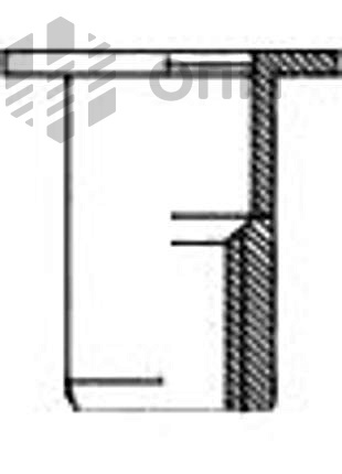 ОПМ 110013 Заклепка-гайка с цилиндрическим бортиком