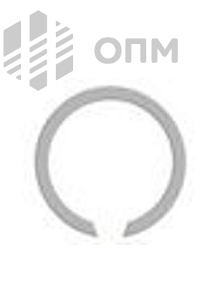 ОПМ 108016 Кольцо стопорное SB концентрическое осевое плоское наружное для подшипника с канавкой