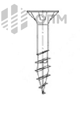 ОПМ 206004 Саморез Spax универсальный с потайной головкой, шлиц Pz, неполная резьба