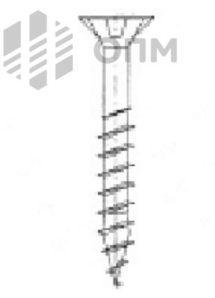 ОПМ 206006 Саморез Spax универсальный с потайной головкой, шлиц Torx, неполная резьба