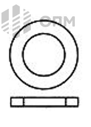  DIN 7989 Шайба плоская для стальных конструкций