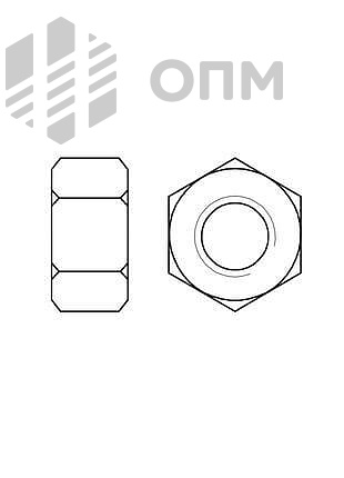 ГОСТ Р 52645-2006 Гайка высокопрочная с увеличенным размером под ключ