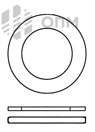 DIN 125 A и B Шайба плоская 