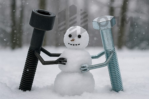 Снеговик и болты