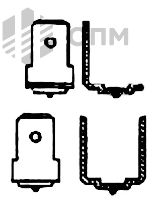 ОПМ 176001 Лепесток заземления приварной