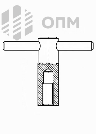 DIN 6305 Воротковая гайка с неподвижной рукояткой (зажимная гайка)